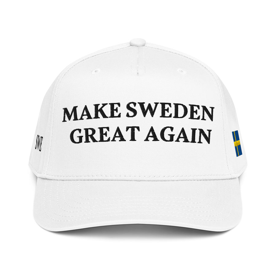 MAKE SWEDEN GREAT AGAIN CAP (white)