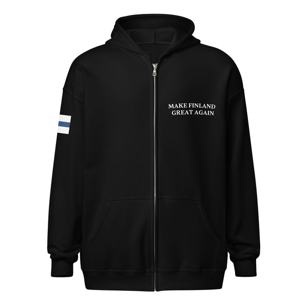 MFGA MAKE FINLAND GREAT AGAIN Unisex heavy blend zip hoodie